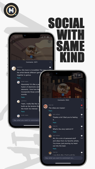 Moknia: Listen, Trade & Social Screenshot