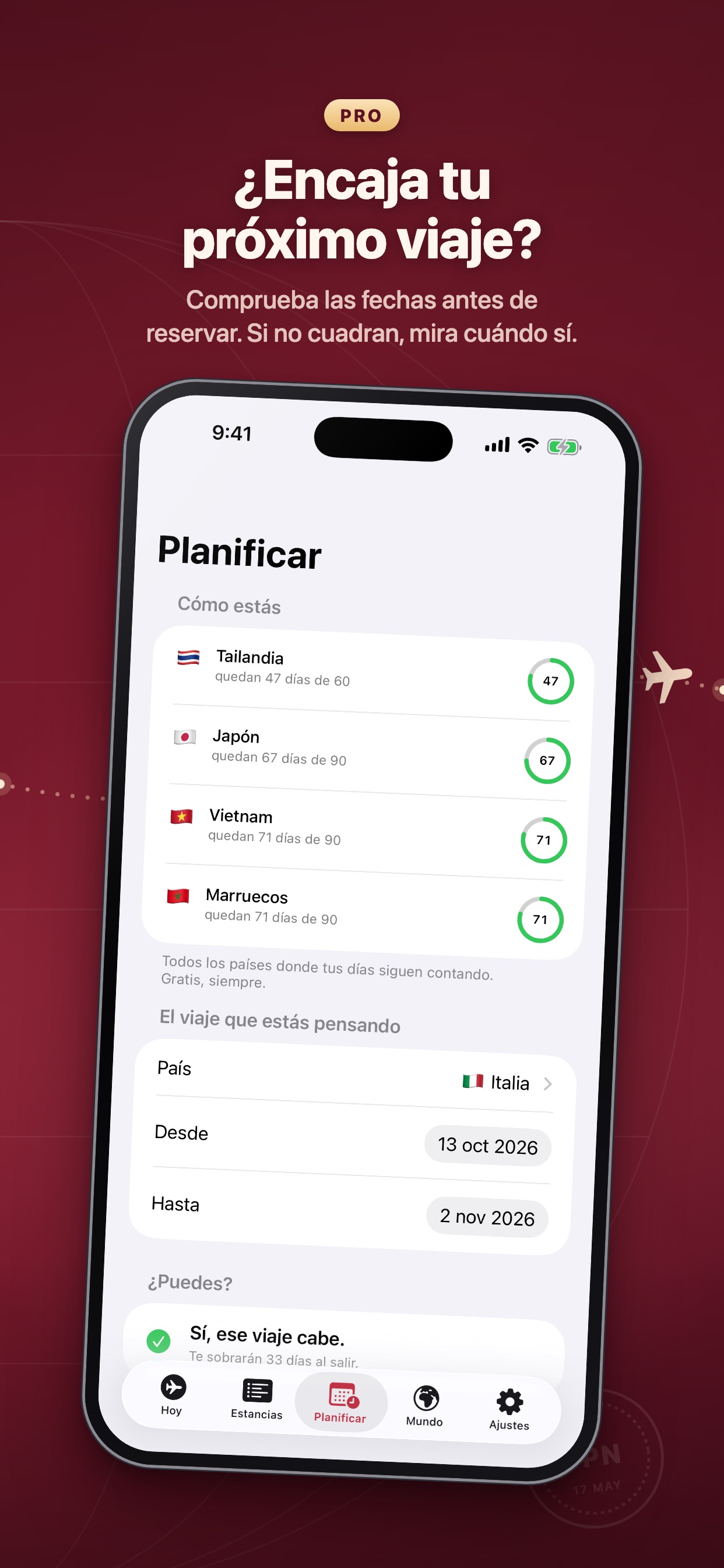 Screenshot 3 of Nomad Traveler: Visa Limit