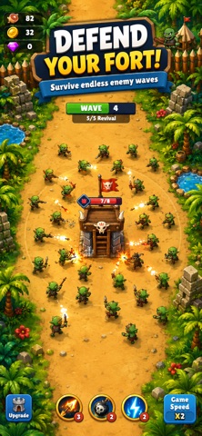 Defense:Defend Tower Fortress iPhone screenshot