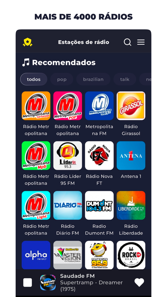 Rádio Brasil - Rádios FM  AM