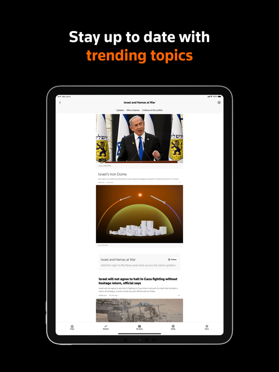 Reuters News iPad app afbeelding 8