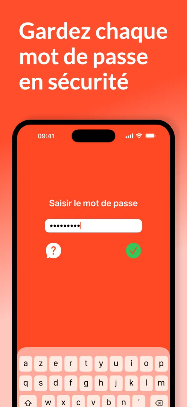 Screenshot #1 pour iPassworder Mots de passe