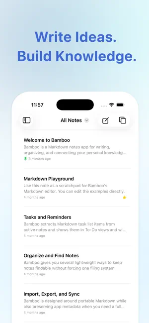 Bamboo: AI Markdown Notes screenshot 1