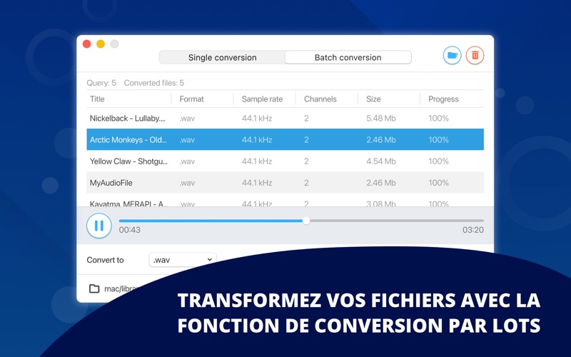 Screenshot #3 pour Convertisseur Audio en MP3