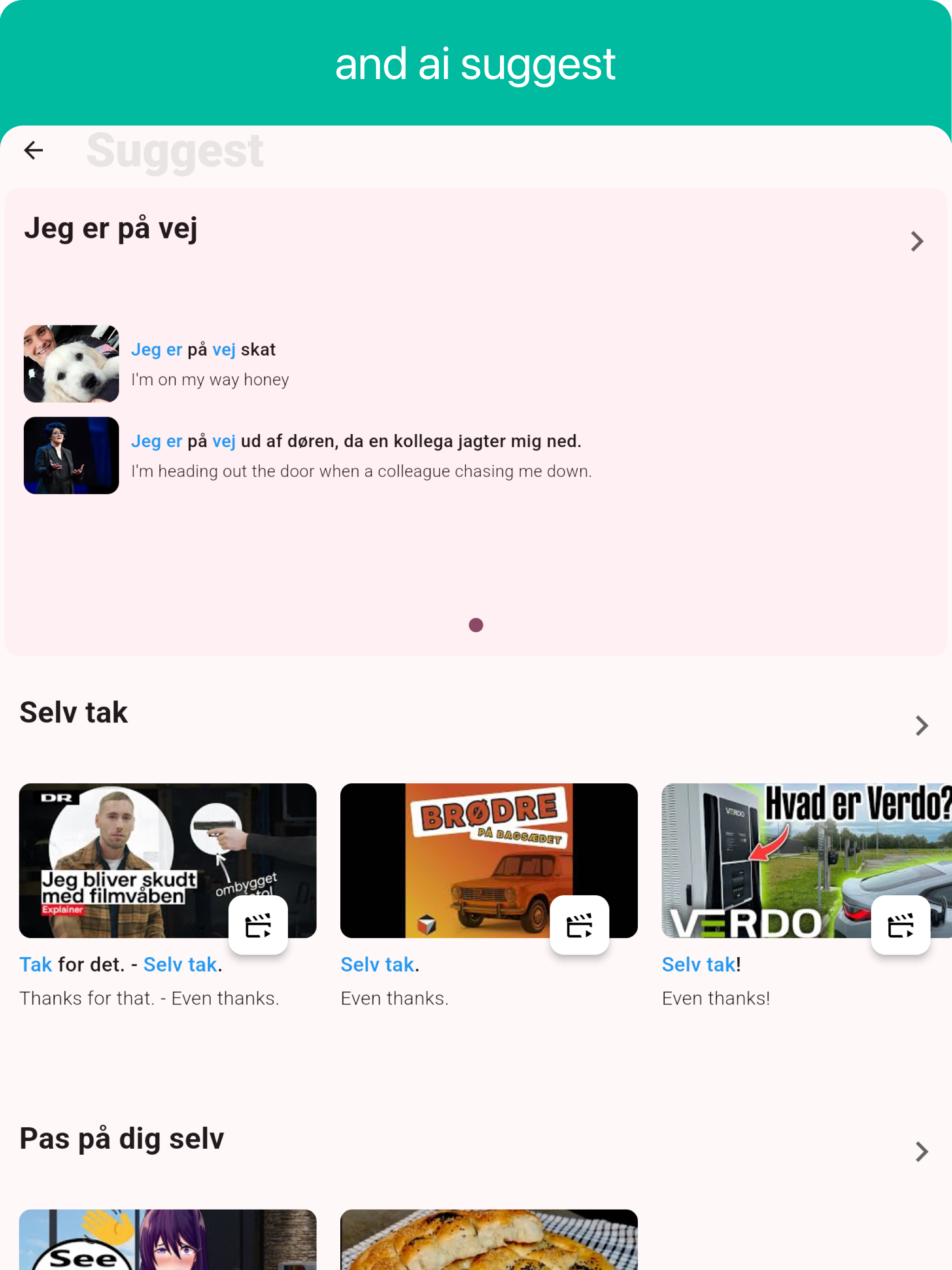 Danish - Listening Speaking screenshot 15