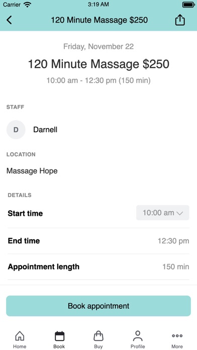 Massage Hope Screenshot