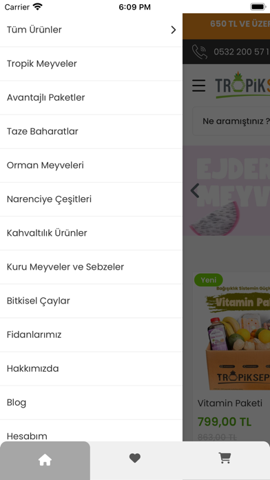 Tropik Sepeti Screenshot