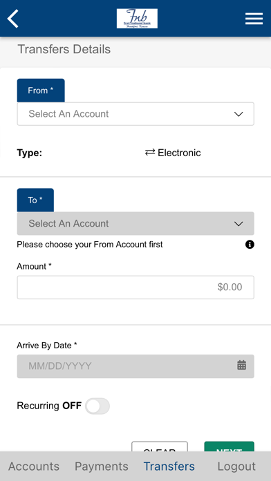 FIRST NATL BANK IN FRANKFORT Screenshot