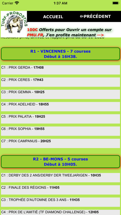 Screenshot #3 pour Turf-Pronostics