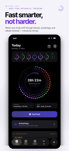 Atomic Fast: Fasting & Diet Screenshot 1 of 10