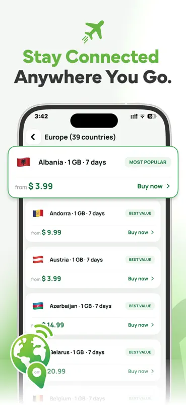 eSIMify: Global Internet Data screenshot 2 of 7