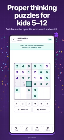 Puzzeroo: Kids Logic Puzzles iPhone screenshot