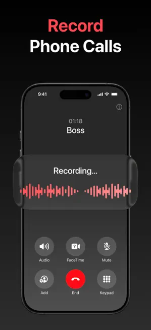 Call Recorder ™ Auto Record It iPhone screenshot 2