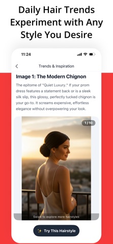 AI Hairstylist: AI Hair Design iPhone screenshot