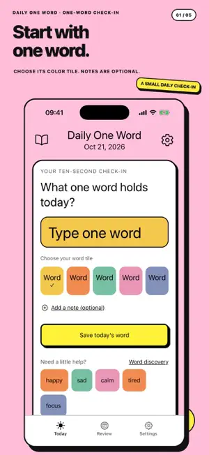 Daily One Word screenshot 1