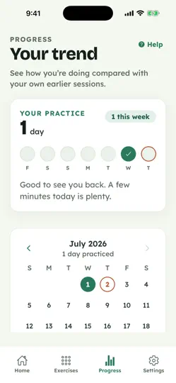 Скриншот Steadyhand: Hand Exercises на iPhone 5