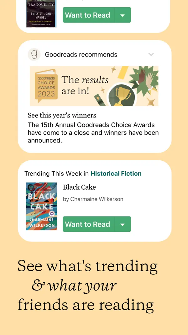 Goodreads: Book Reviews iPhone App Screenshot 8 – Bücher