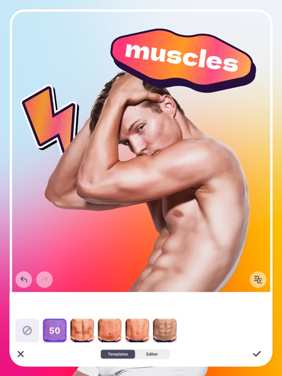 WOW Body - Best Body Editor iPad screenshot 4 - Photo & Video app