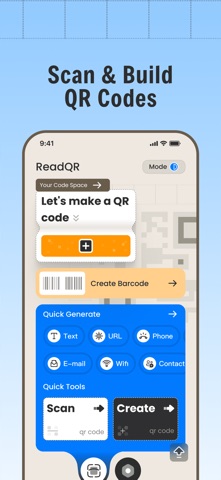 ReadQR & Barcode Creator Screenshot 1 of 6