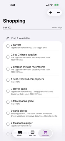 Ladle: Recipes & Meal Plan screenshot