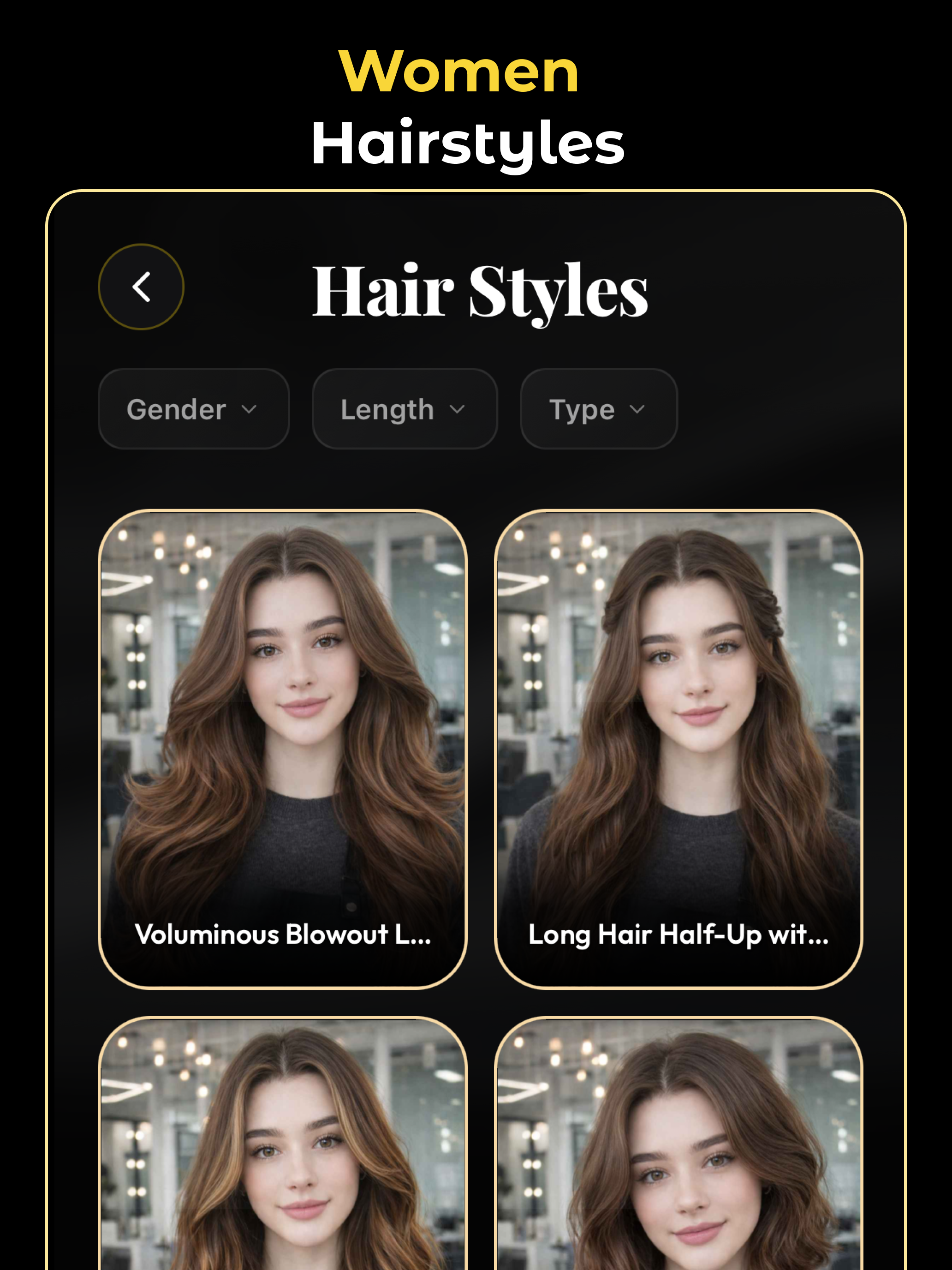 Hairstyle Try On: Hair Stylist screenshot 14