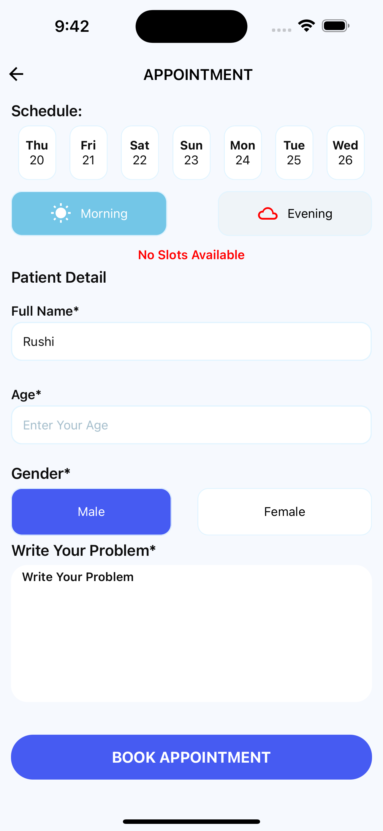 Esha IVF screenshot 3