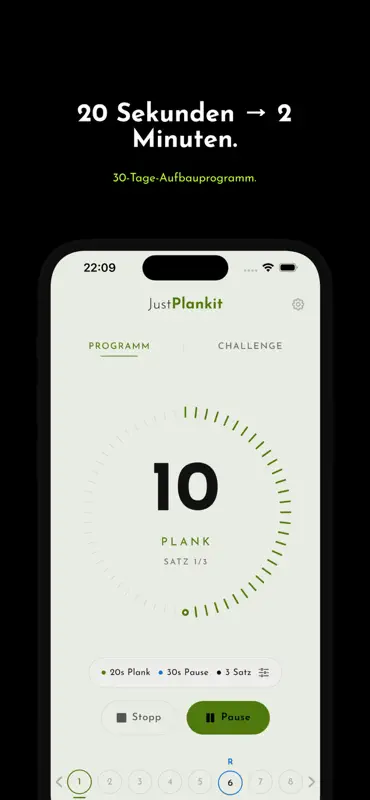 JustPlankit — Plank-Timer screenshot 3 of 6