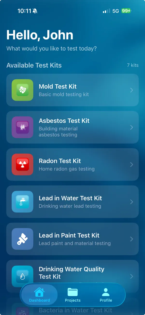 Screenshot #2 pour PRO-LAB Test Kits