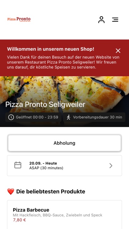 Pizza Pronto Seligweiler