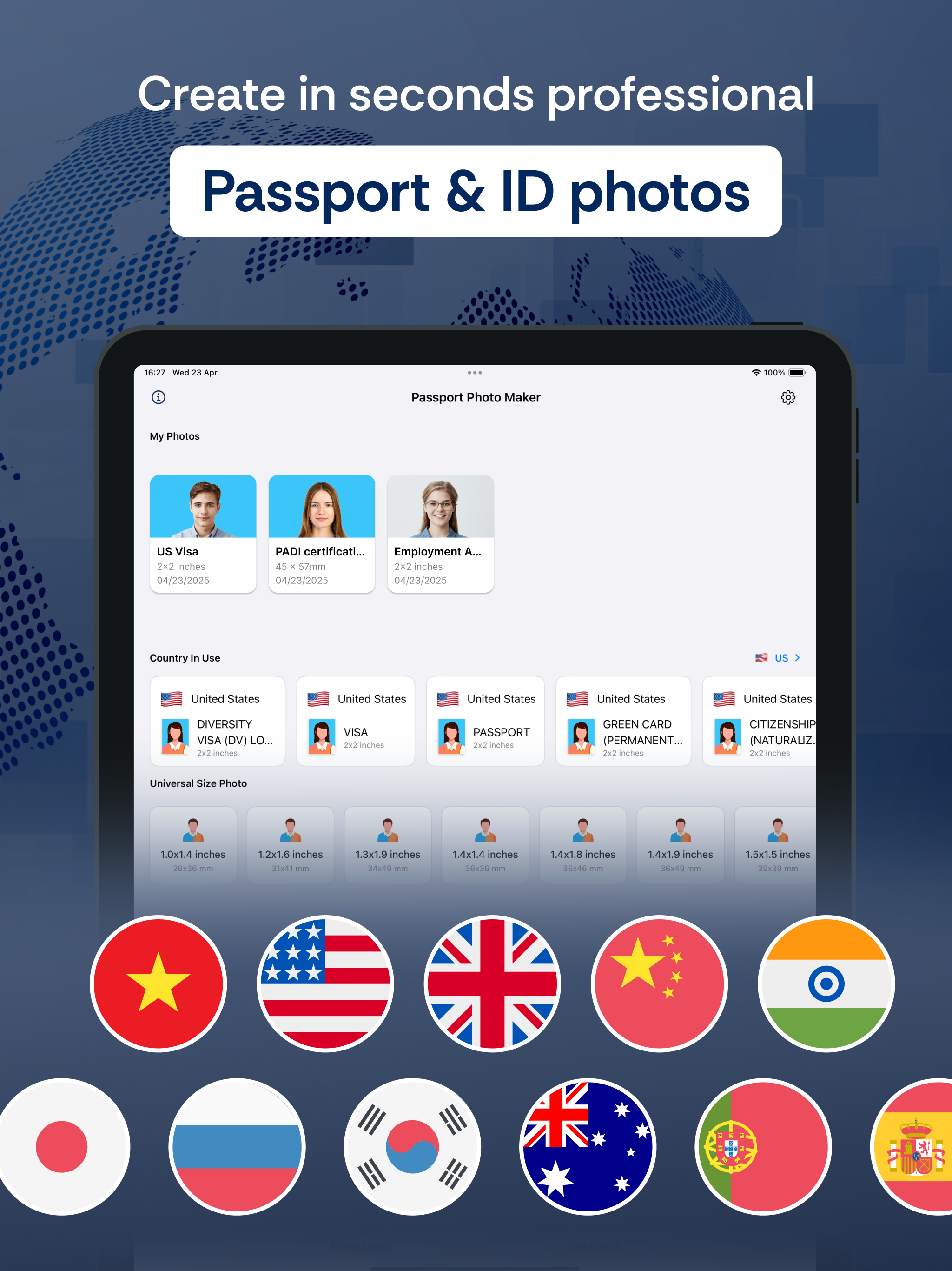 Passport Size Photo - ID Maker