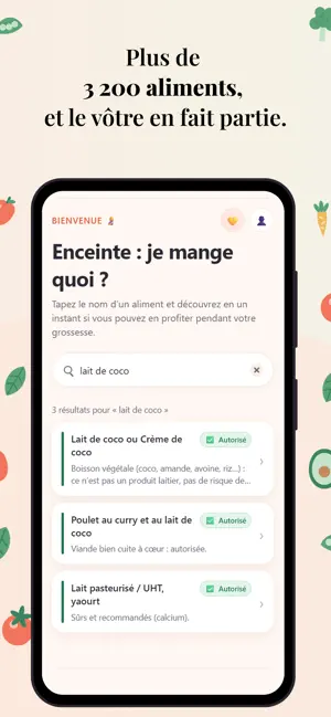 Enceinte : je mange quoi ? screenshot 2