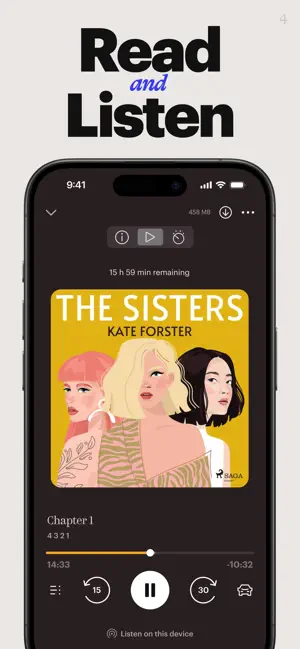 Bookmate. Listen & read books screenshot 4