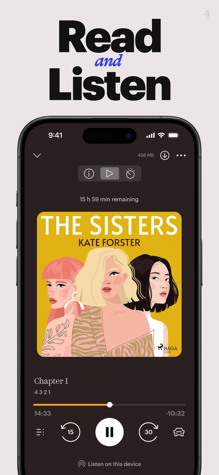 Bookmate. Listen & read books screenshot 4