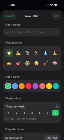 Habit Tracker: Habit Strength Screenshot 3 of 4