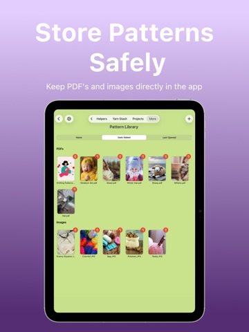 My Woolly Pal: Project Tracker iPad screenshot