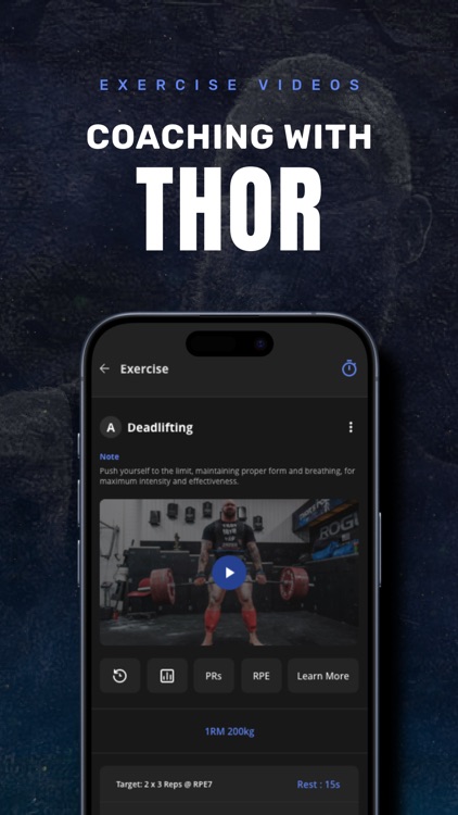 THOR’S TRAINING APP screenshot-3