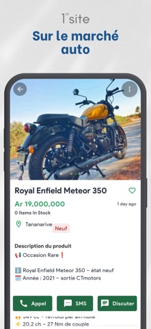 Bazarkely : achat seconde main iPhone screenshot