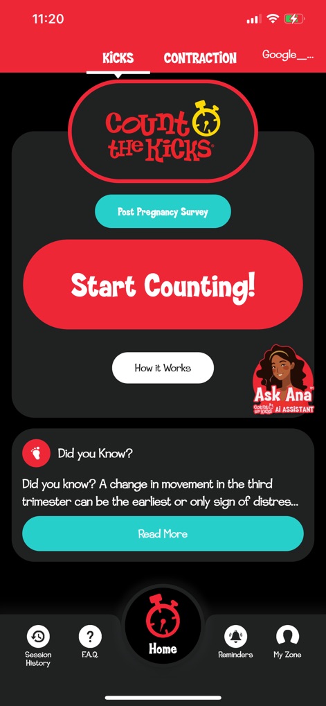 Count the Kicks! - Medical App | MWM