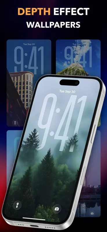 Glass Wallpapers OS 27 - 4K screenshot 2 of 9