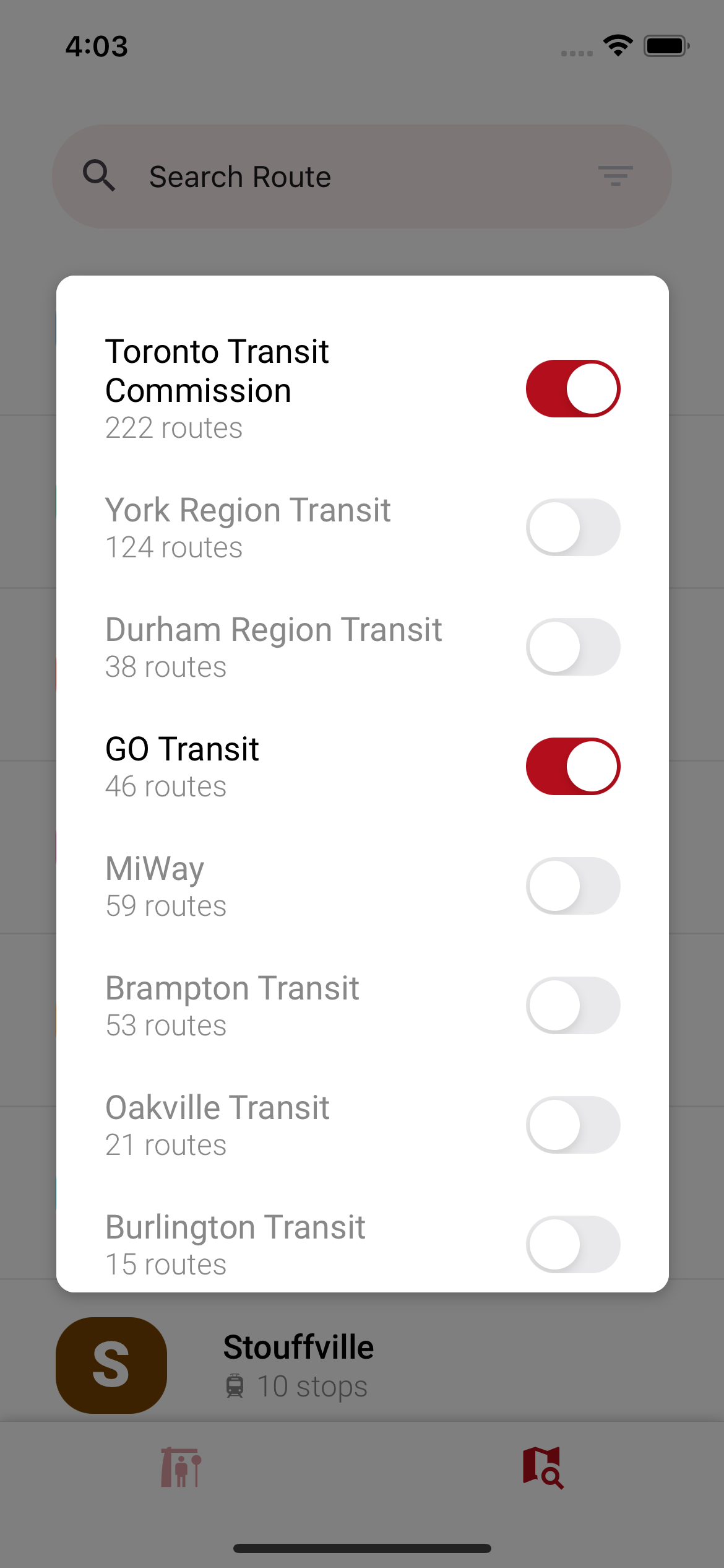 Toronto Transit (TTC, GTA, GO) screenshot 6