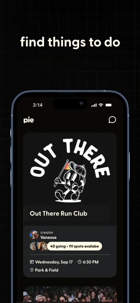 Pie: Free Events, Cool People screenshot 3