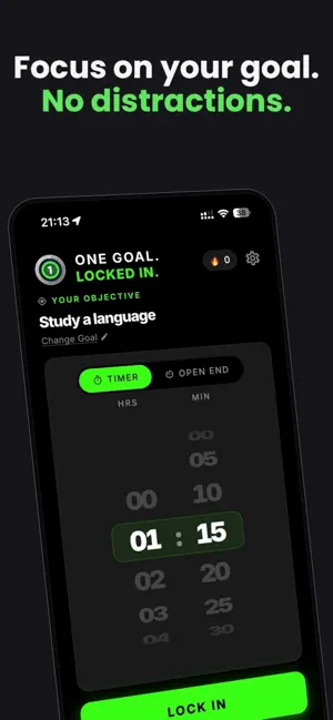 One Goal: Locked In. screenshot 1