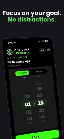 One Goal: Locked In. Screenshot 1 of 10