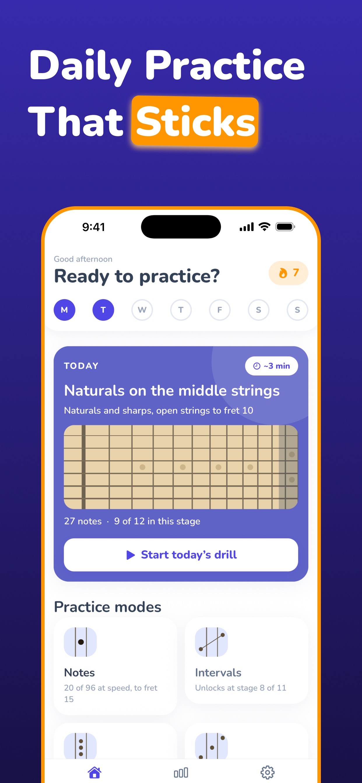 Screenshot 3 of Fretboard Trainer Pro
