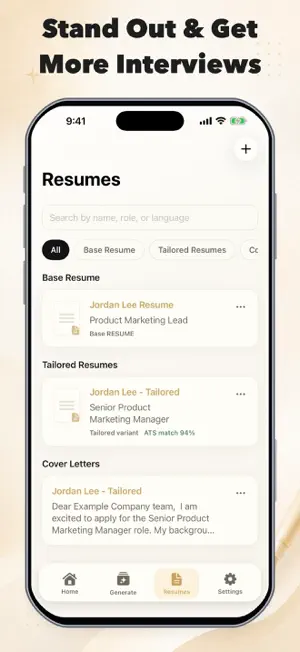 AI Resume/CV Builder & Maker screenshot 3