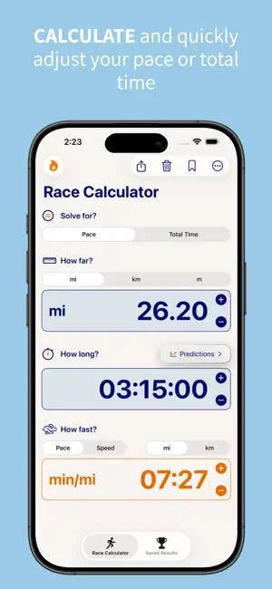 EmberRun Calc screenshot 1