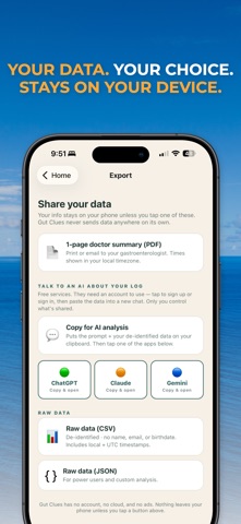 GutClues: IBS Symptom Tracker screenshot