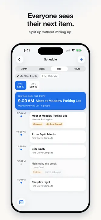 Kinhop: Trip&Event Planner screenshot 5