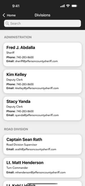 Jefferson County Sheriff OH screenshot 2