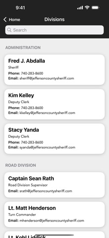 Jefferson County Sheriff OH Screenshot 2 of 3